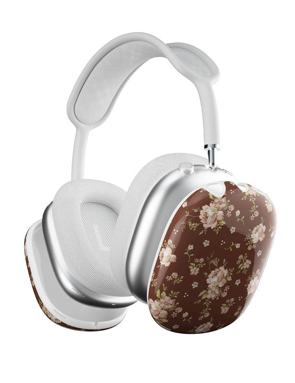 Brown Floral Airpods Max Cover