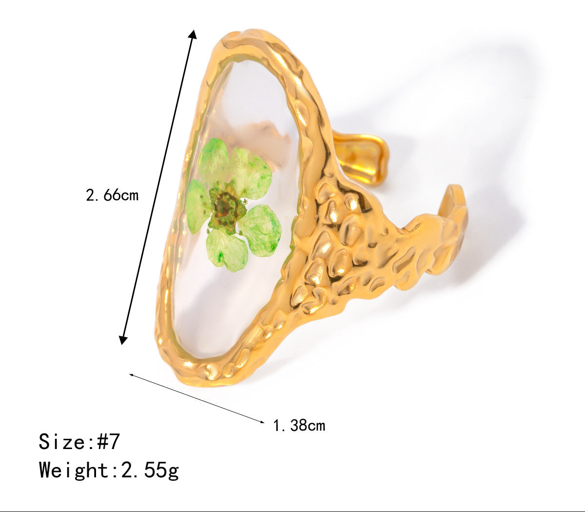 Flower Orange Ring