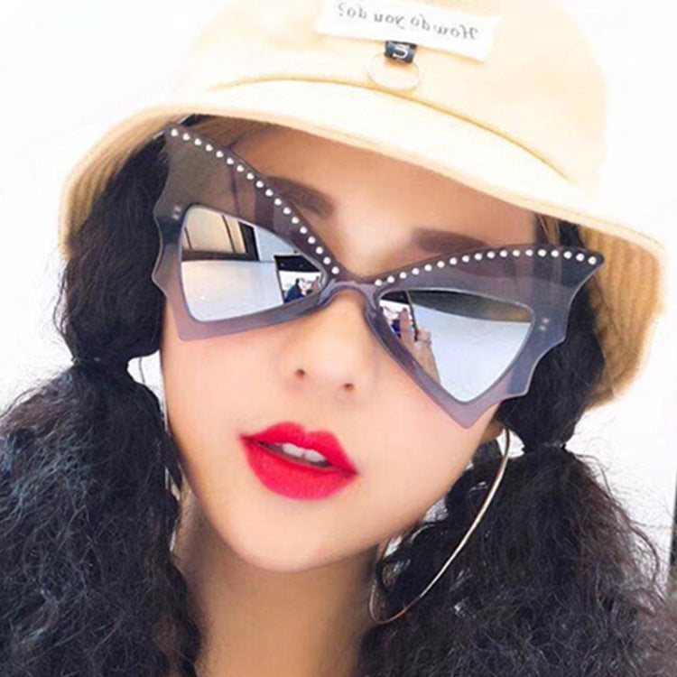 Studded bat sunglasses