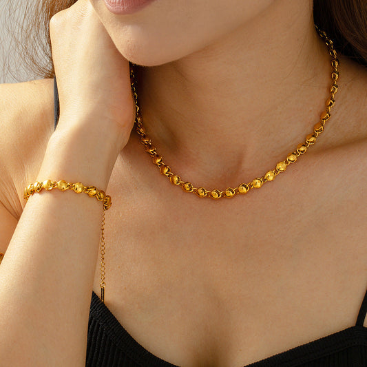 Simple Ball Bracelet Necklace