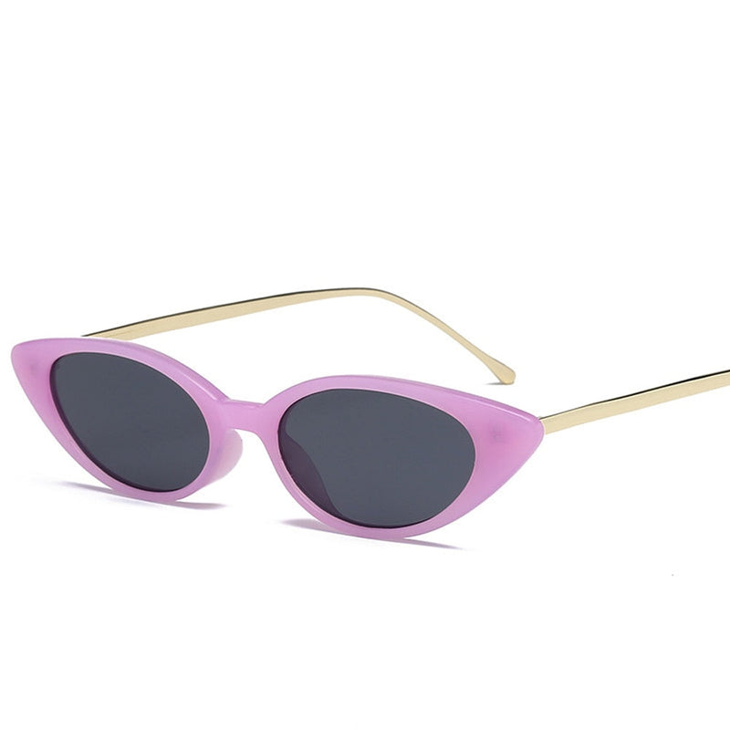 Sexy Small Vintage Cat Eye Sunglasses