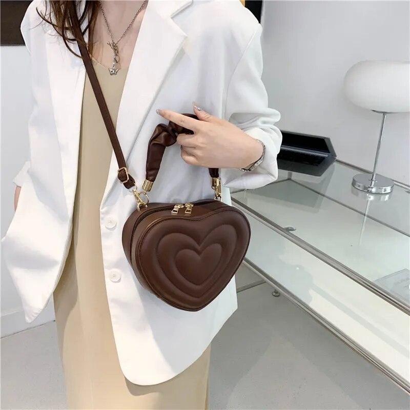 Heart-shaped Lovely Shoulder Bags