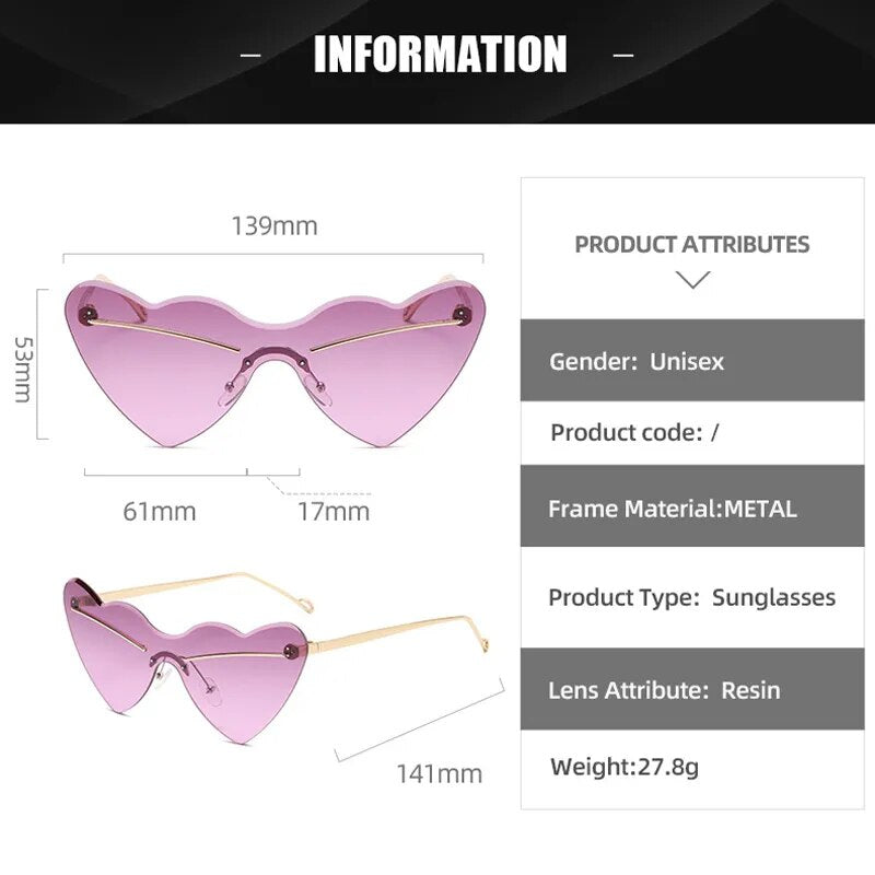 Rimless Sun Glasses