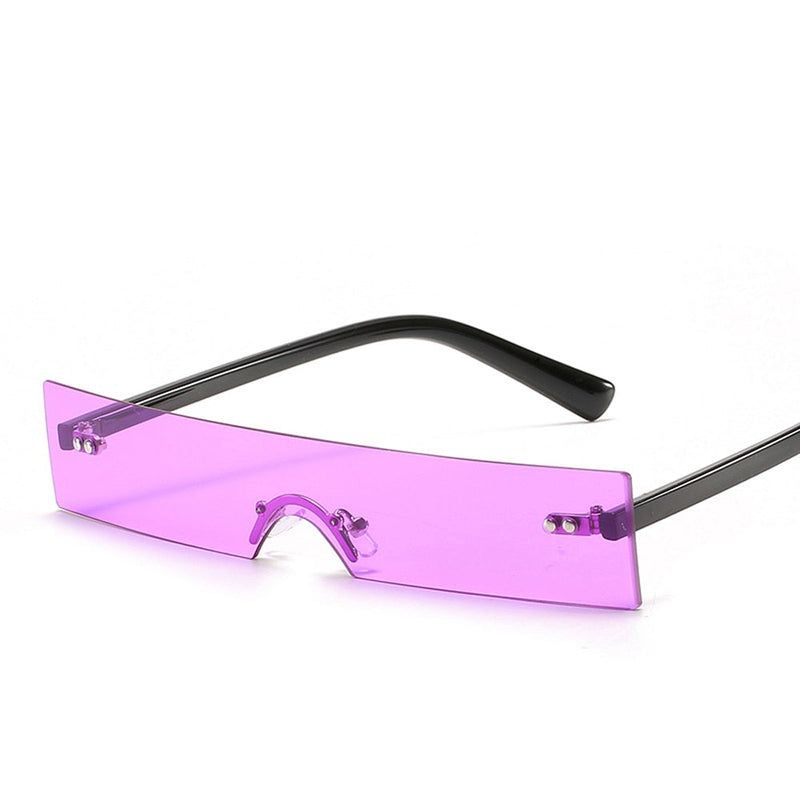 Oversized Rimless Designer Shades