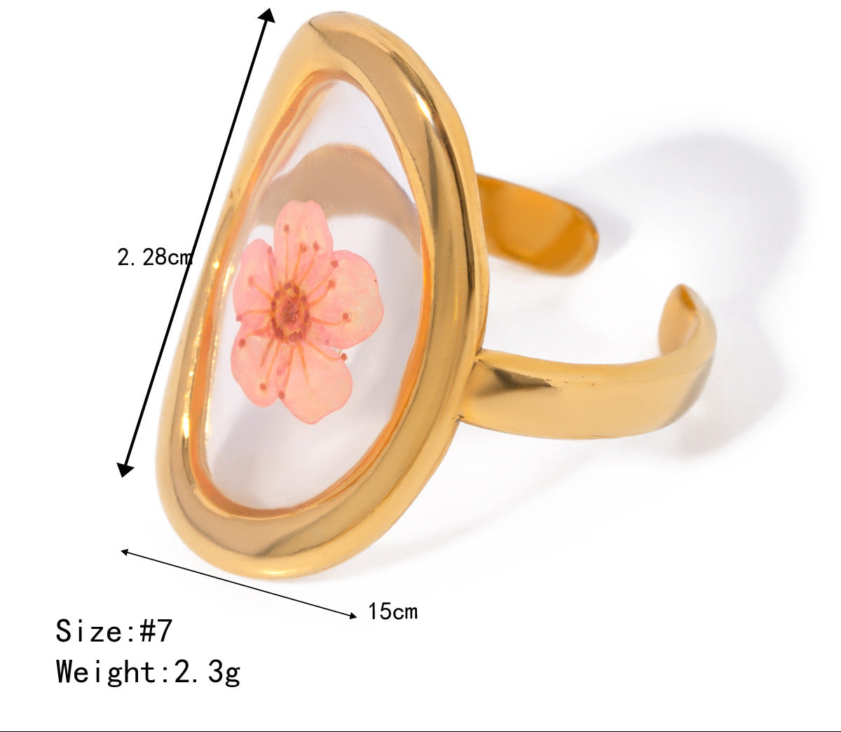 Flower Orange Ring