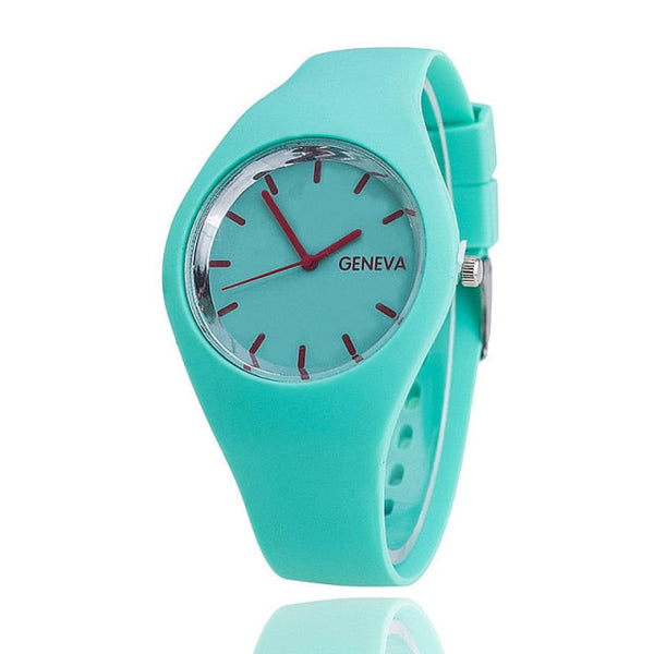 Silicone Strap Leisure Watch - waterproof