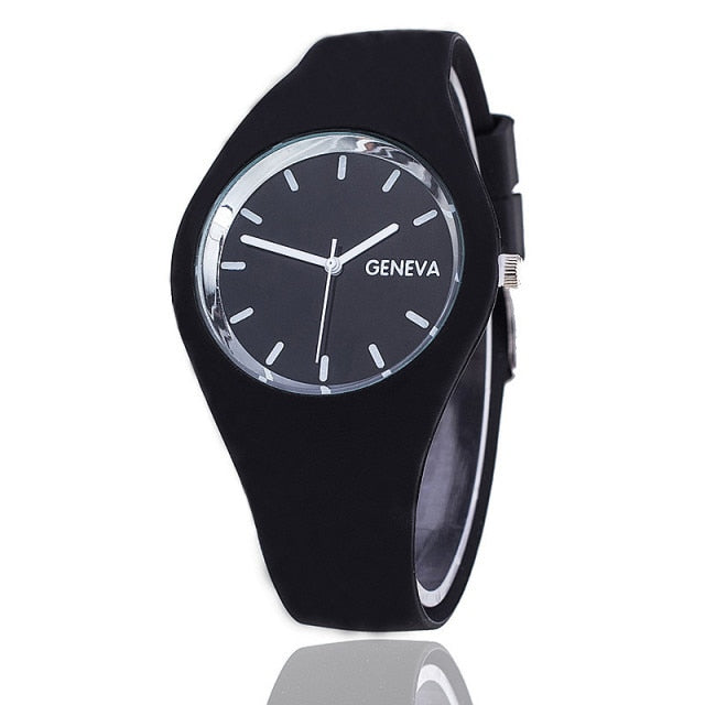 Silicone Strap Leisure Watch - waterproof