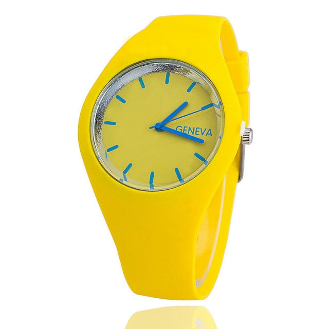 Silicone Strap Leisure Watch - waterproof