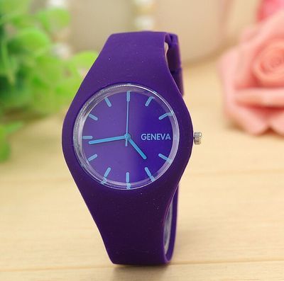 Silicone Strap Leisure Watch - waterproof